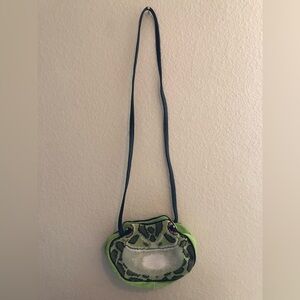 FROG PURSE BY KATHA DIDDEL FINISHED NEEDLEPOINT TOAD